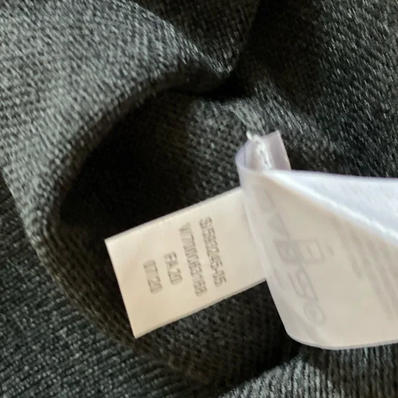 NWT Banana Republic Mens Dark Gray Washable Merino Wool V-Neck Sweater size S - Picture 3 of 5